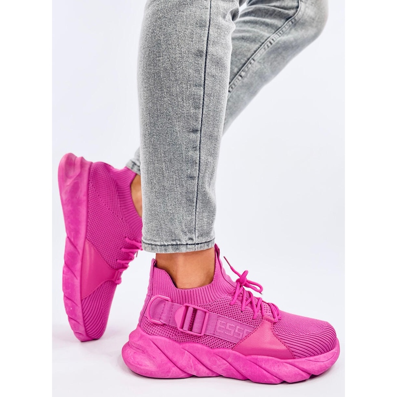 Wades Baskets chaussettes fuchsia rose 2 Wades Baskets chaussettes fuchsia rose 2