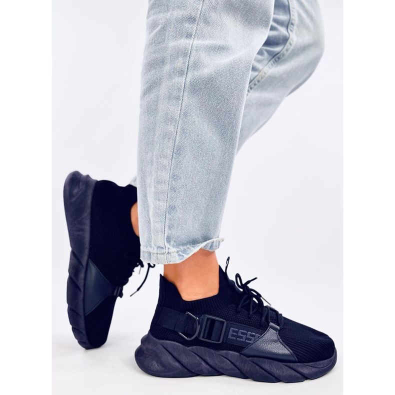 Wades Baskets chaussettes bleu marine 2 Wades Baskets chaussettes bleu marine 2