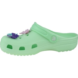 Crocs Classic Butterfly Charm Clog Jr 206179-3TI vert 1