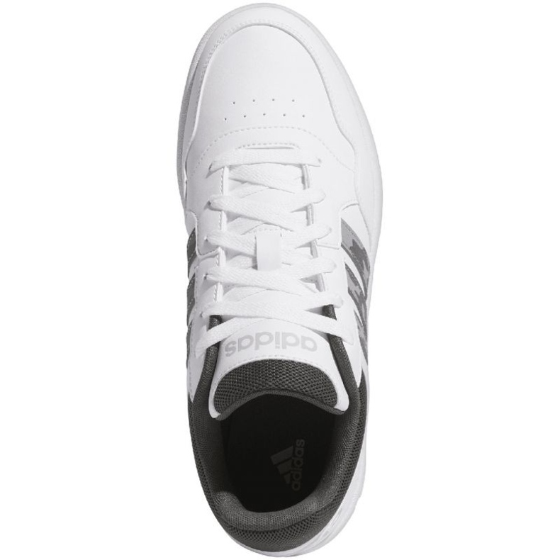 Chaussures Adidas Hoops 3.0 ID1115 blanche 1