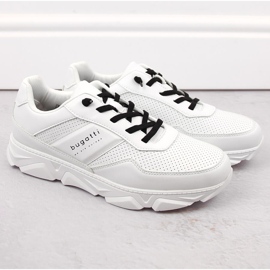 Chaussures de sport confortables pour hommes en blanc Bugatti blanche 1