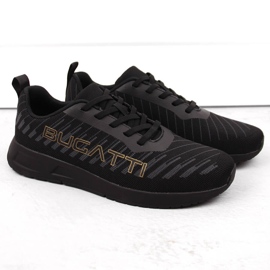 Chaussures de sport confortables pour hommes noires Bugatti NN153415 le noir 1