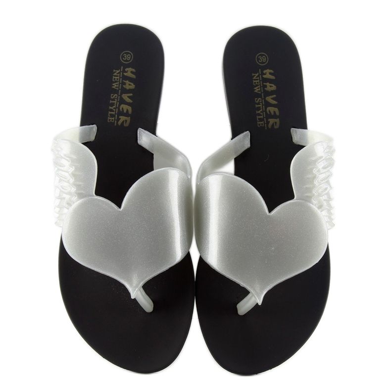 Meliski Coeur volant KM116 NOIR / ARGENT blanc 1