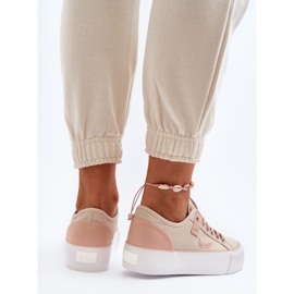 Lee Cooper LCW-24-31-2196 Baskets en tissu pour femme Beige 2