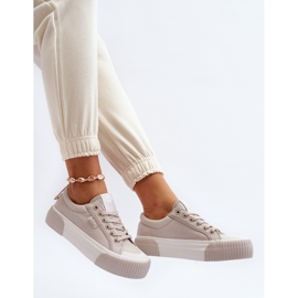 Baskets pour femmes à semelle épaisse Lee Cooper LCW-24-31-2178 Gris 1