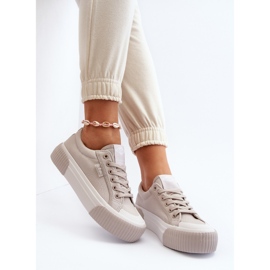 Baskets pour femmes à semelle épaisse Lee Cooper LCW-24-31-2178 Gris 2