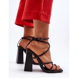 Sandales à talons hauts Josette noires à la mode le noir 10