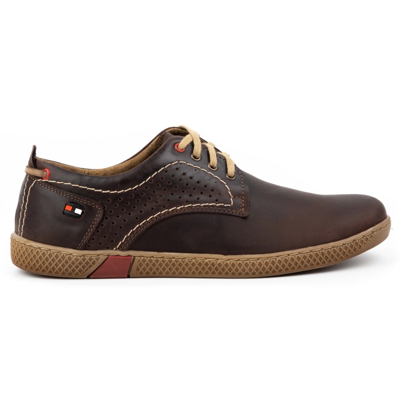 Antex Chaussures décontractées pour hommes 302GT, marron brun 2