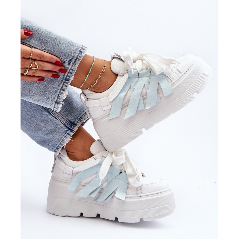 Zazoo 2F-7033 Baskets sur plateforme massive, bleu 1