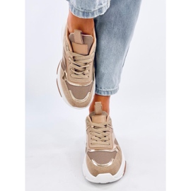 Baskets femme Baltha Kaki beige 1