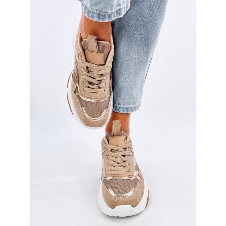 Baskets femme Baltha Kaki beige 1