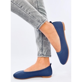 Cavaday Ballerines chaussettes bleues 2