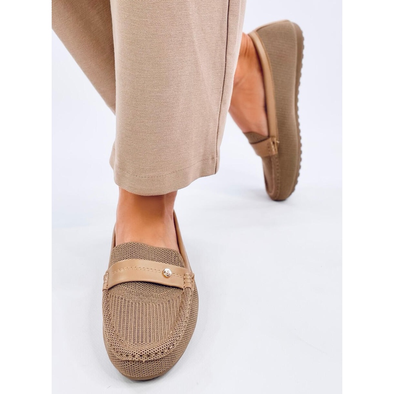 Mocassins souples femme Yuriko Kaki beige 1 Mocassins souples femme Yuriko Kaki beige 1