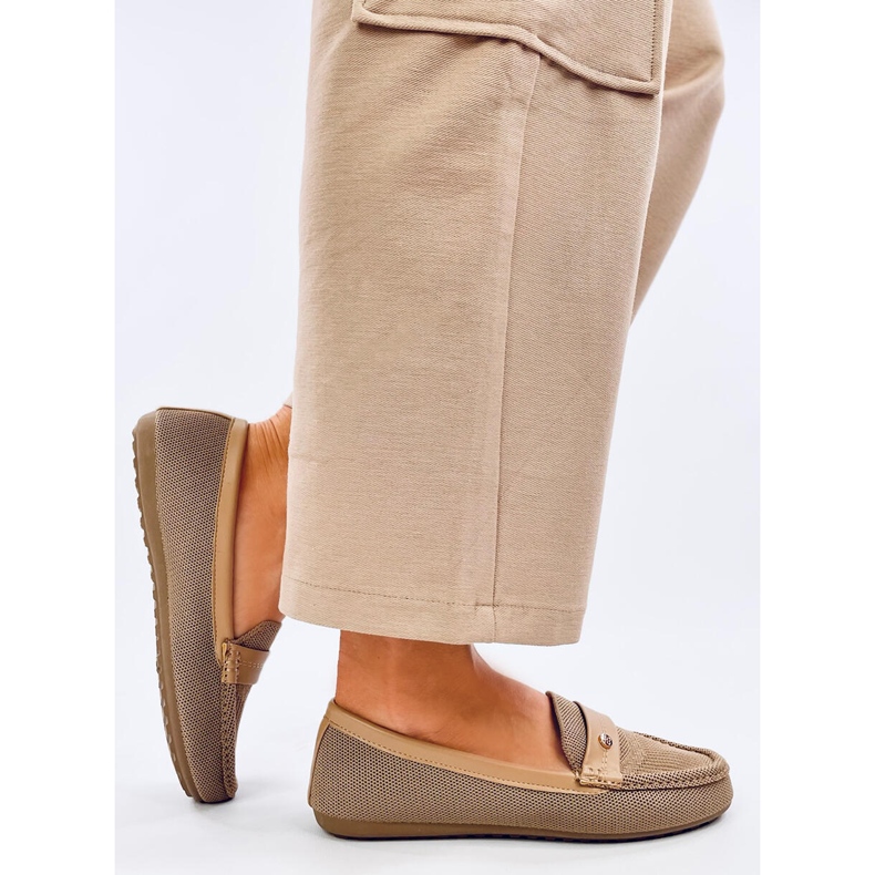 Mocassins souples femme Yuriko Kaki beige 2 Mocassins souples femme Yuriko Kaki beige 2