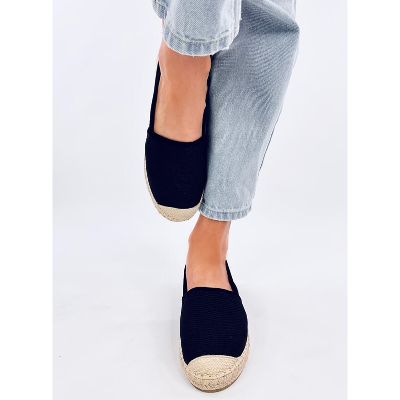 Espadrilles en toile femme Haydon Noir 1