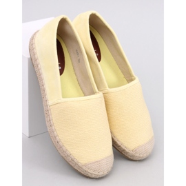 Espadrilles en toile femme Haydon Jaune 5