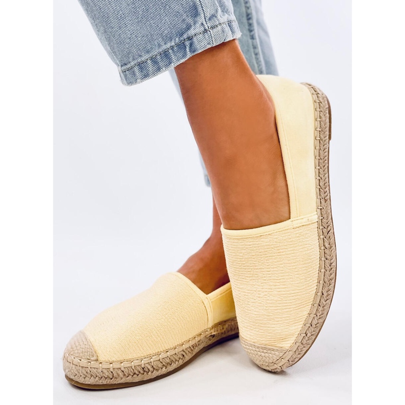 Espadrilles en toile femme Haydon Jaune 2