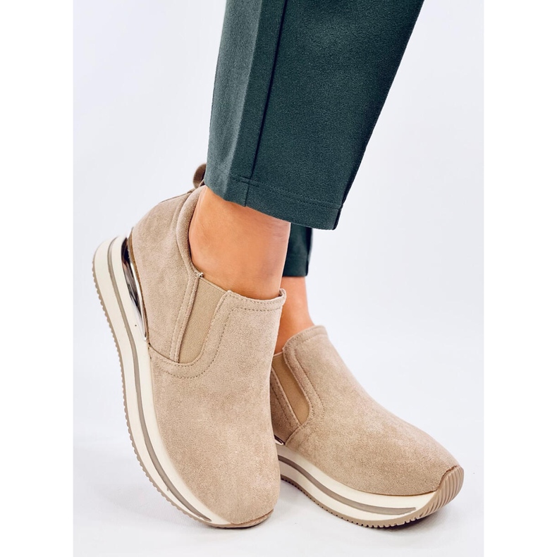 Chaussures compensées cachées Boult Beige 2