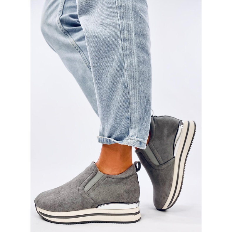 Chaussures compensées cachées Boult Grey gris 2