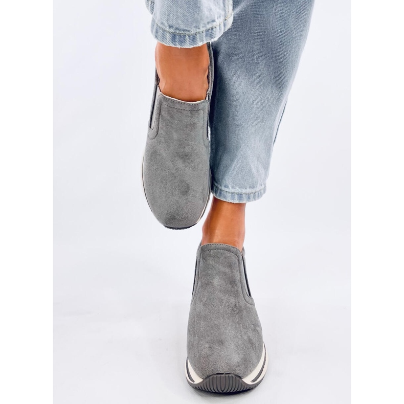 Chaussures compensées cachées Boult Grey gris 1