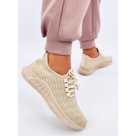 Barkes Chaussures de sport chaussettes beiges 2 Barkes Chaussures de sport chaussettes beiges 2