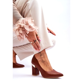 Lewski Shoes Escarpins Cuir Lewski 3117 Marron brun 3