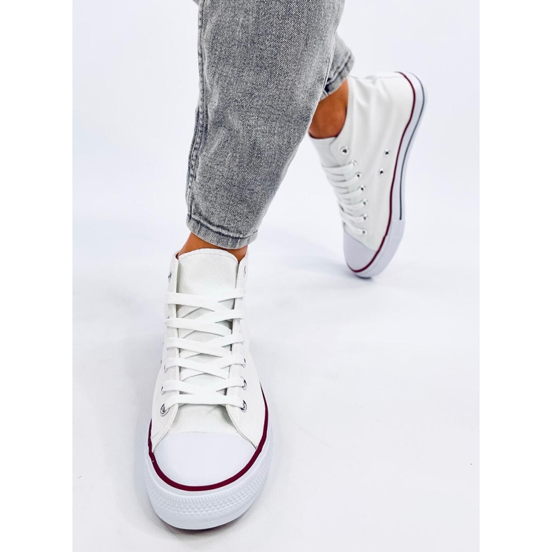 Baskets montantes Classic Calado blanches 1