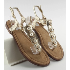 Tongs à grosses perles LL-75 Gold doré 1