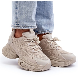 Baskets à semelle massive GOE NN2N4046 Beige 10