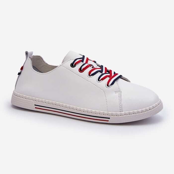 Vinceza Baskets En Cuir Femme Blanc Litzy 2
