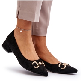 Ballerines À Bout Pointu En Daim Noir Ethere le noir 10
