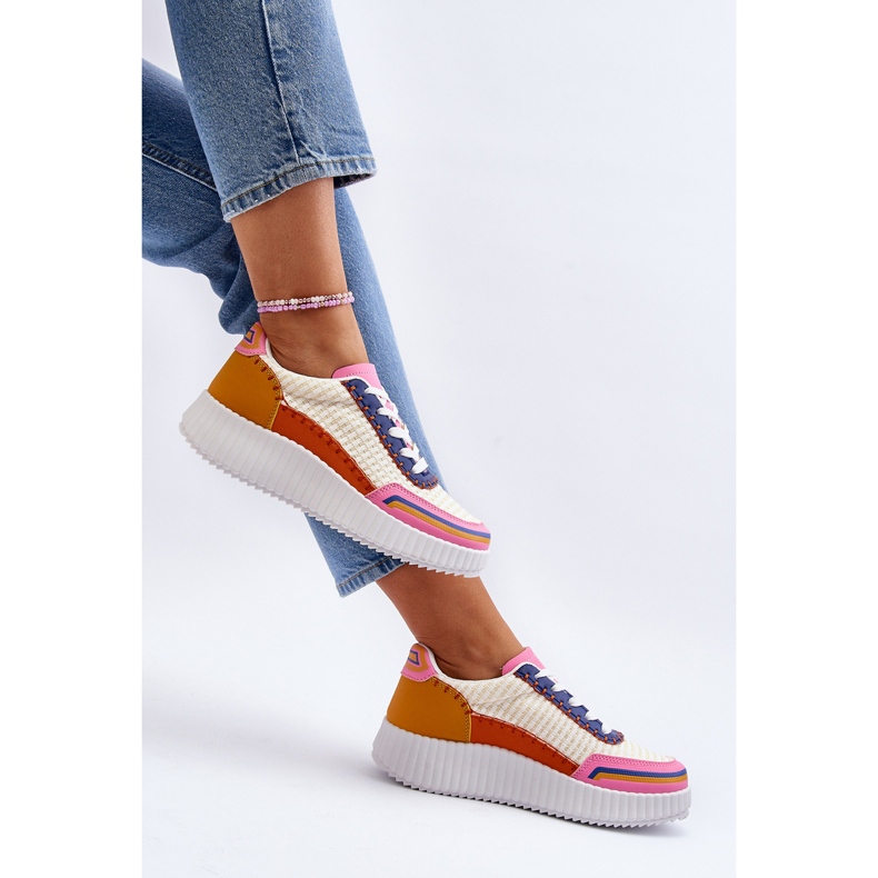 Baskets Plateforme Femme Multicolore Redala 1