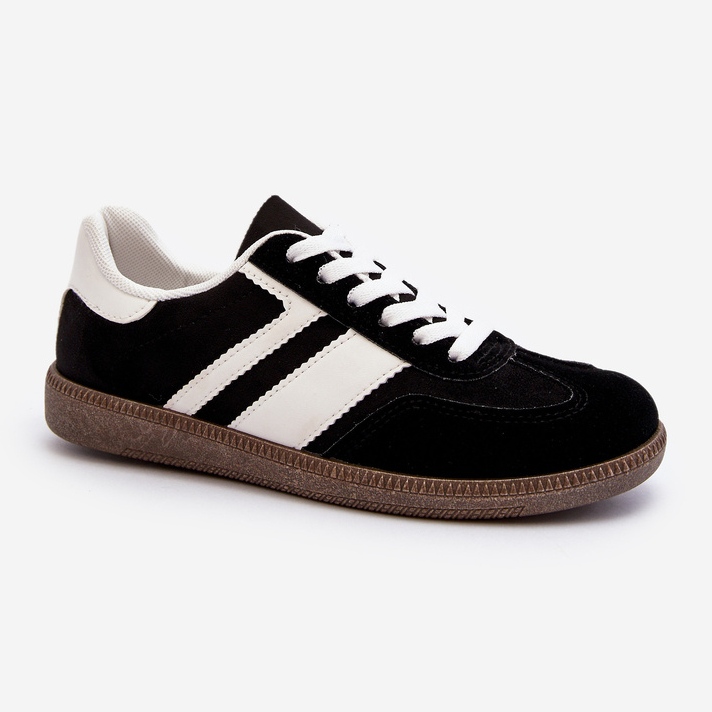 Baskets basses pour femmes, chaussures de sport noires Eudiopis le noir 1 Baskets basses pour femmes, chaussures de sport noires Eudiopis le noir 1