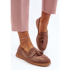 Mocassins En Daim Pour Femme Marron Dansitu brun 4