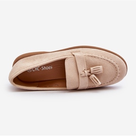 Mocassins Femme Daim Beige Dansitu 9