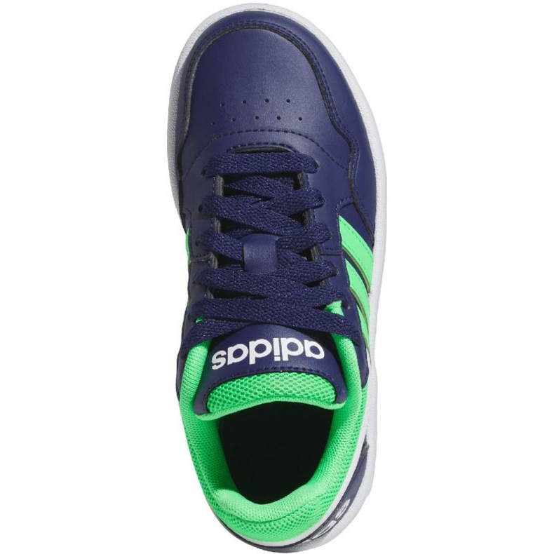 Chaussures Adidas Hoops 3.0 Jr IG3829 vert 1
