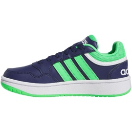 Chaussures Adidas Hoops 3.0 Jr IG3829 vert 2