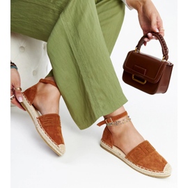Espadrilles marron avec broderie décorative Sonja brun 1