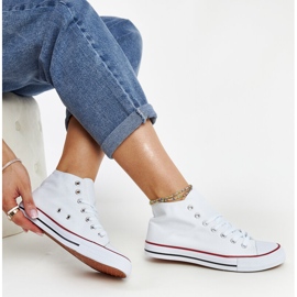 Baskets montantes Eliska blanches 1 Baskets montantes Eliska blanches 1