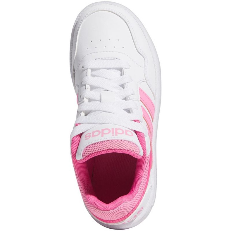 Chaussures Adidas Hoops 3.0 IG3827 blanche 1 Chaussures Adidas Hoops 3.0 IG3827 blanche 1