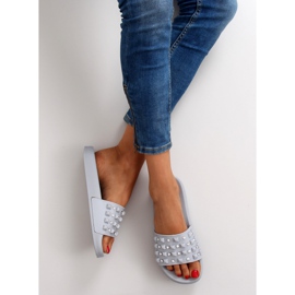 Chaussons à bride en caoutchouc ts168-8 gris 3
