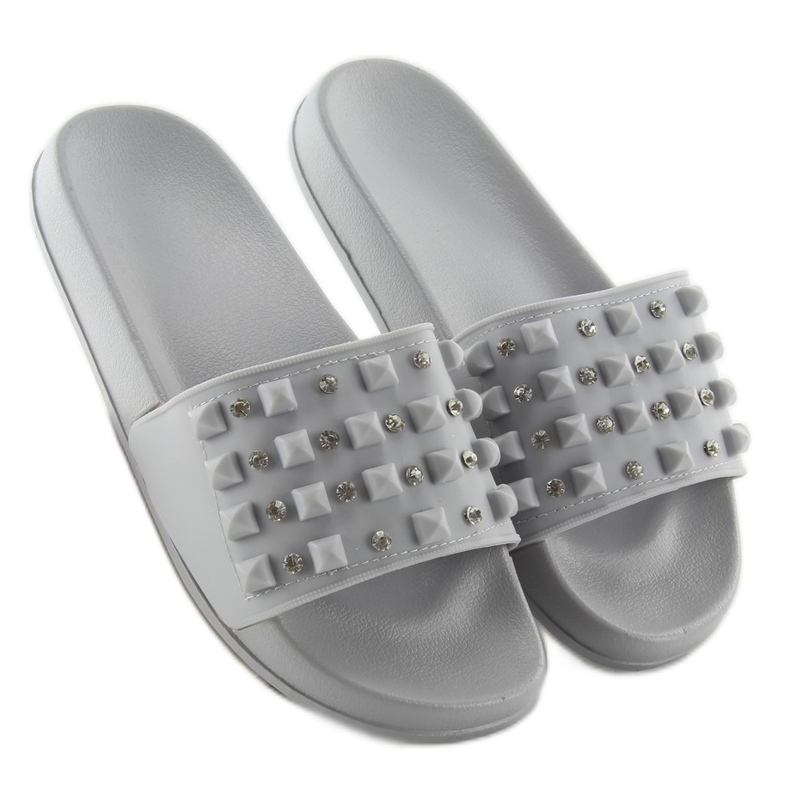 Chaussons à bride en caoutchouc ts168-8 gris 2