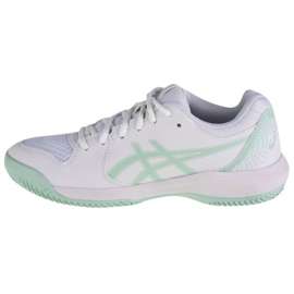 Chaussures de tennis Asics Gel-Dedicate 8 Clay W 1042A255-102 blanche 1