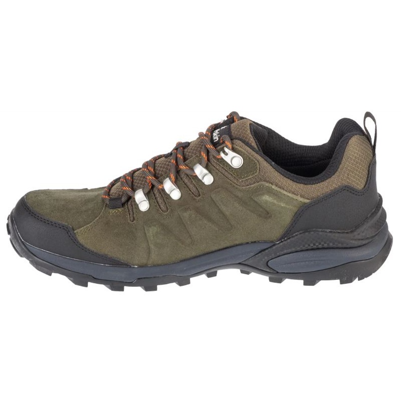 Chaussures Jack Wolfskin Refugio Texapore Low M 4049851-4287 vert 1