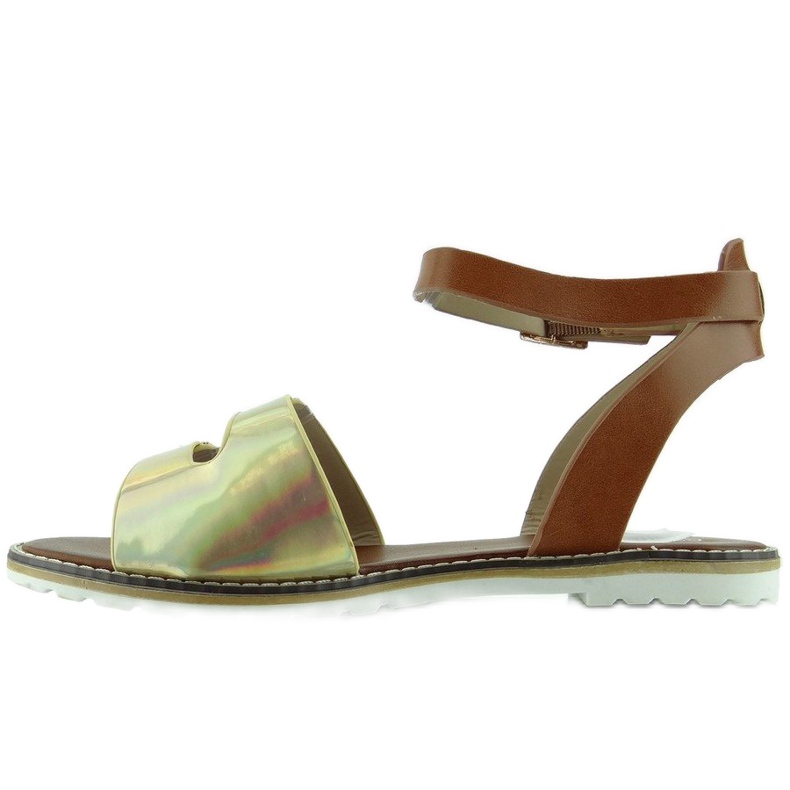 2015L-139-3W Sandales hologramme doré 1
