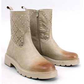 Bottines ajourées Issey Green vert 5