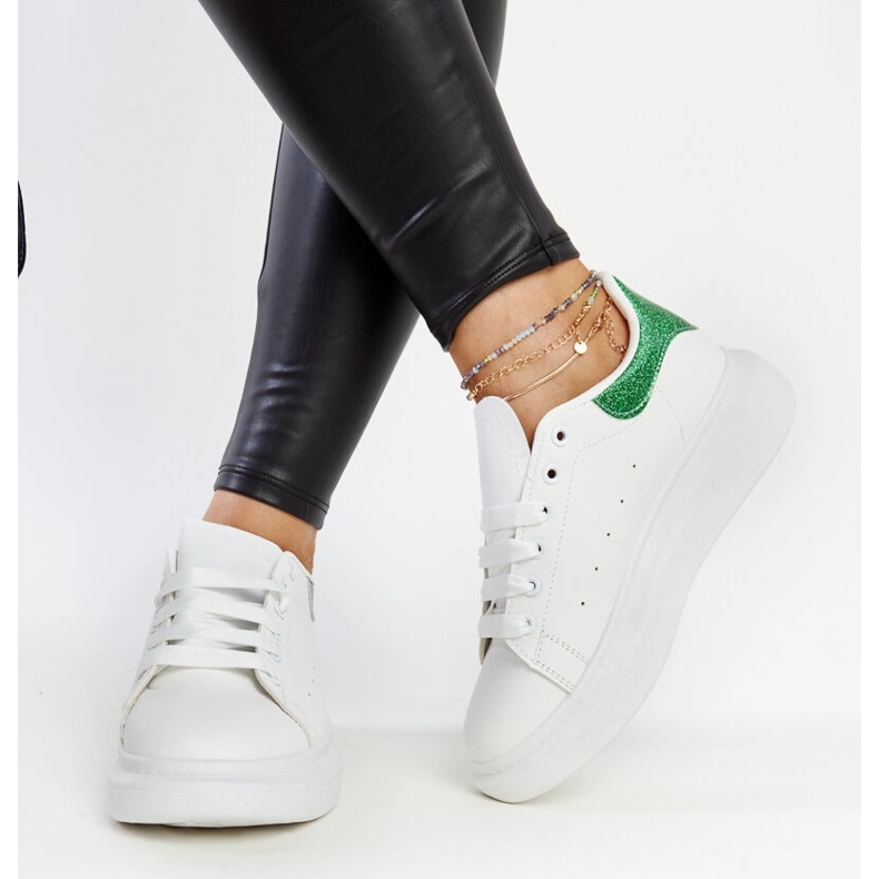 Baskets Fatimah en éco-cuir blanches 2