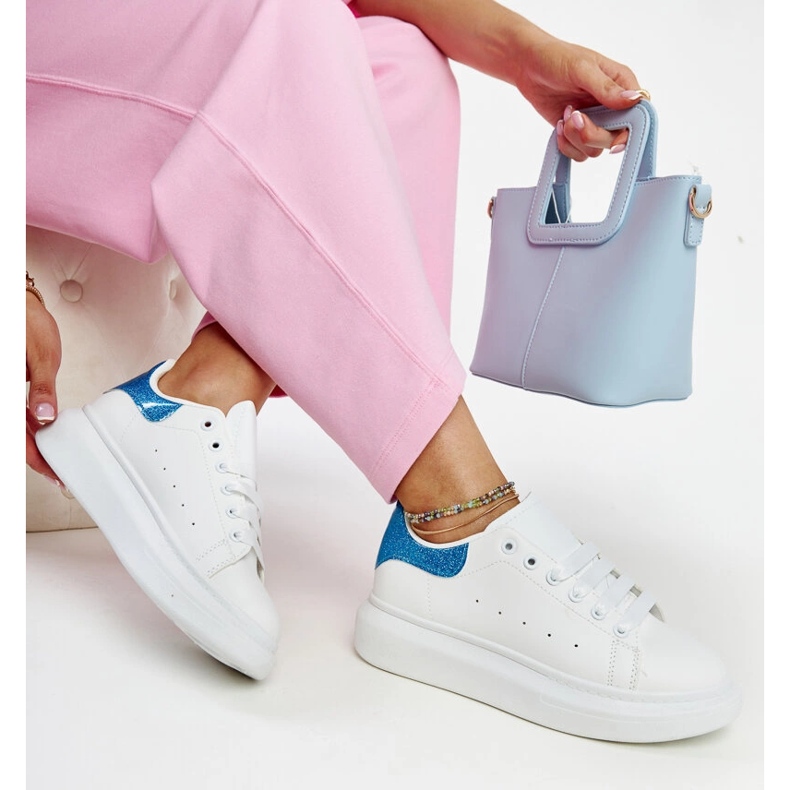 Baskets Fatimah en éco-cuir blanches 1