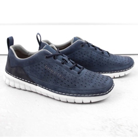 Chaussures de sport ajourées confortables pour hommes, bleu foncé Bugatti NN153319 1