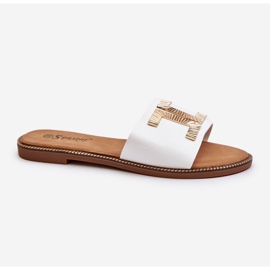 Seastar Tongs pour femmes avec décoration, blanches Ollavia 1 Seastar Tongs pour femmes avec décoration, blanches Ollavia 1